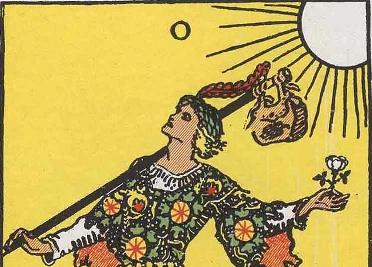 Tarot The Fool Symbol Cropped